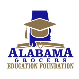 Alabama Grocers Education Foundation logo design.