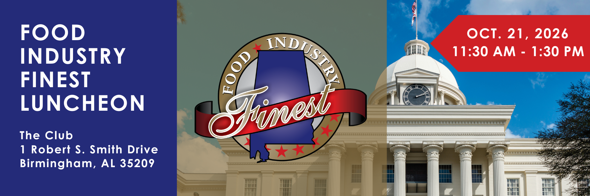 Food Industry Finest Luncheon event banner.