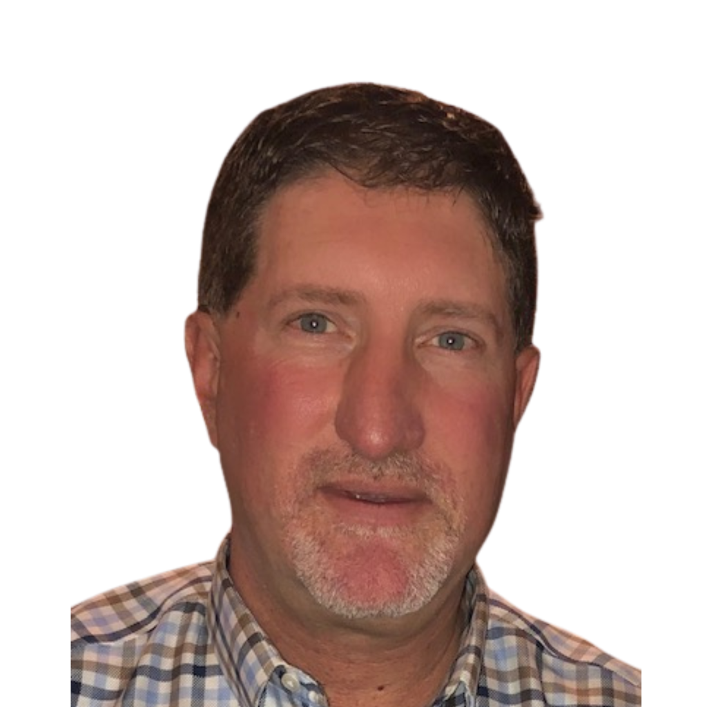 Man with short hair and checkered shirt.