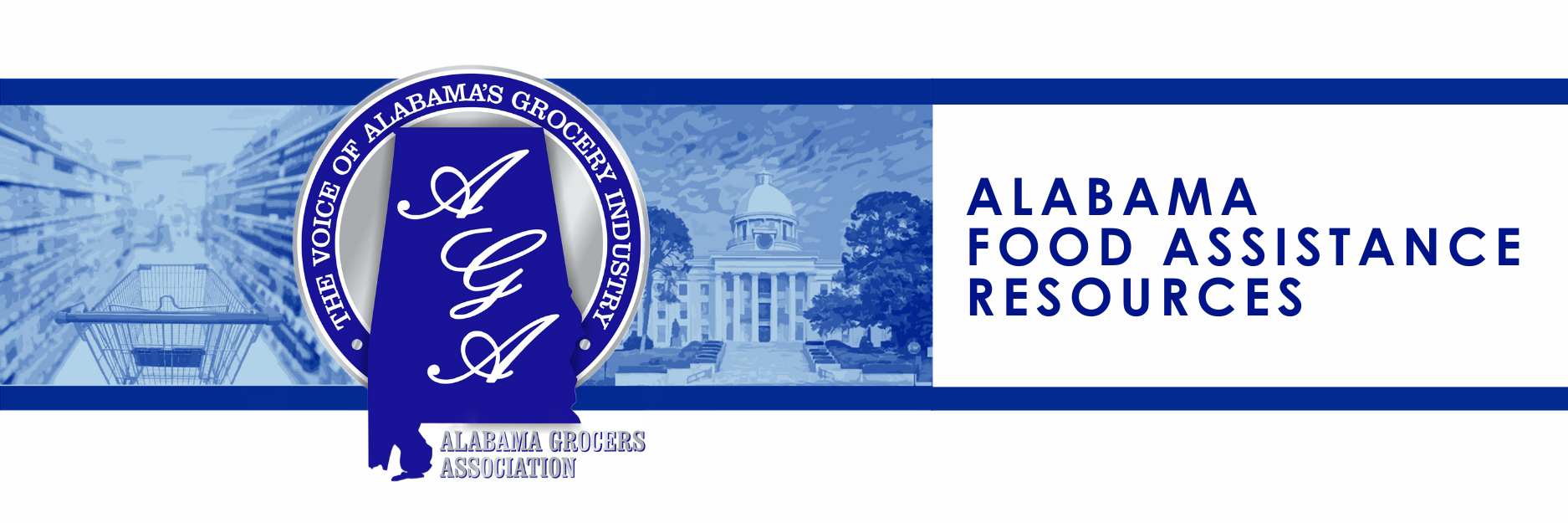 Alabama Food Assistance Resources banner image.